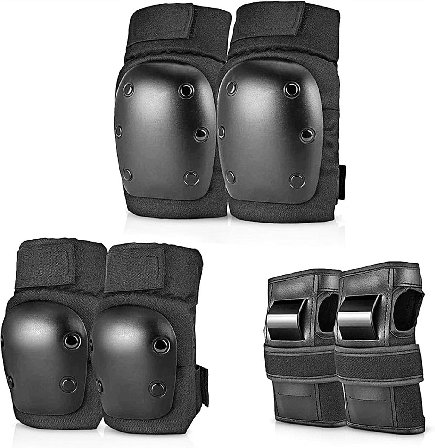 Mountain Biking Elbow Pads - Kniebeschermers Elleboogbeschermers Polsbeschermers voor volwassenen Jeugd