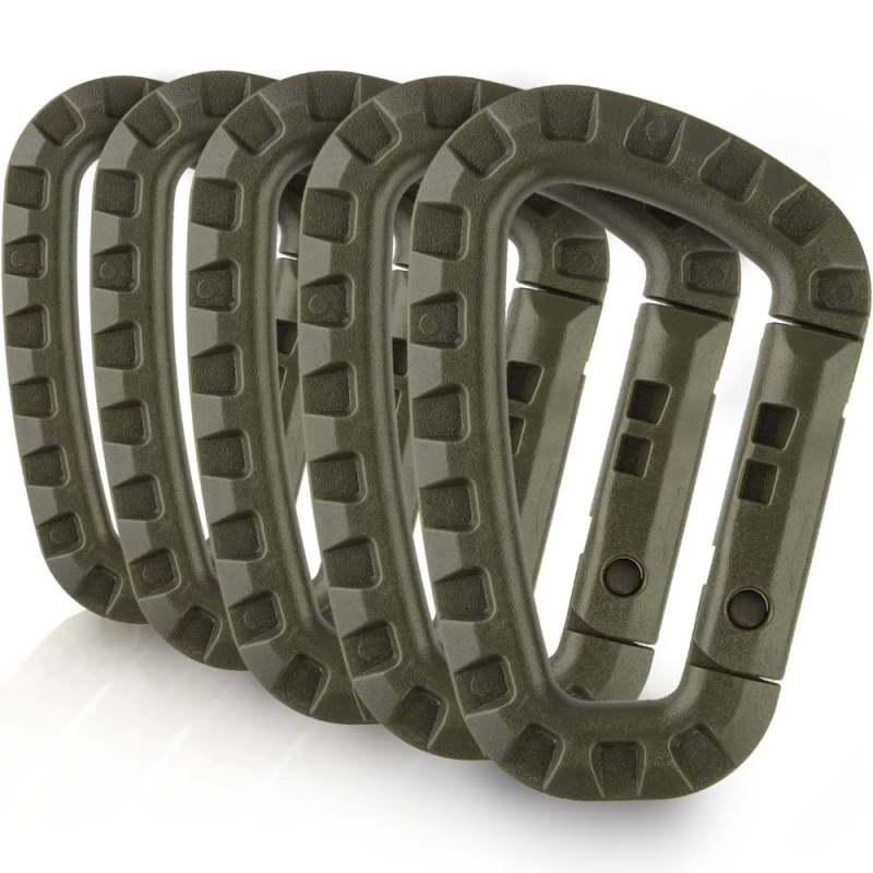 Chain Quick Link - 2/5/16 Stuks Tactische Karabijnhaak Set Plastic