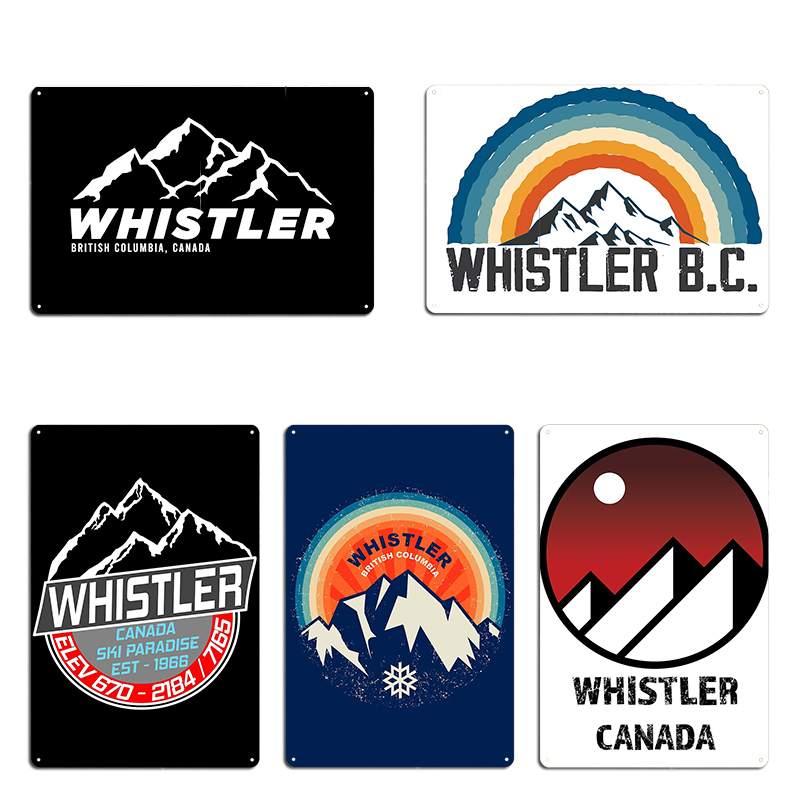Retro Ski Whistler B.C Canada  - Mountain Biking Europe recensie en prijs
