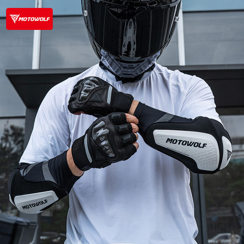 Nieuwe motorfiets elleboogbesc - Mountain Biking Elbow Pads recensie en prijs
